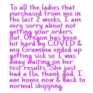Sorry March 23-April 3